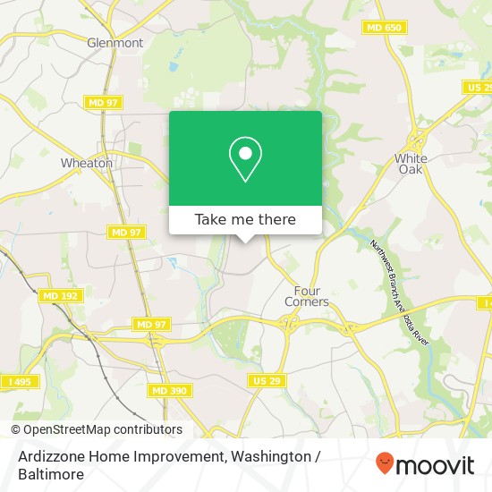 Ardizzone Home Improvement map