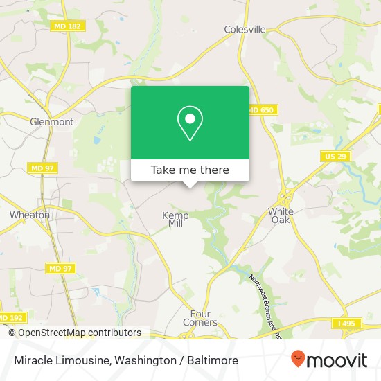 Miracle Limousine map