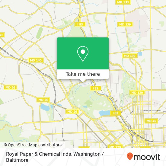 Royal Paper & Chemical Inds map