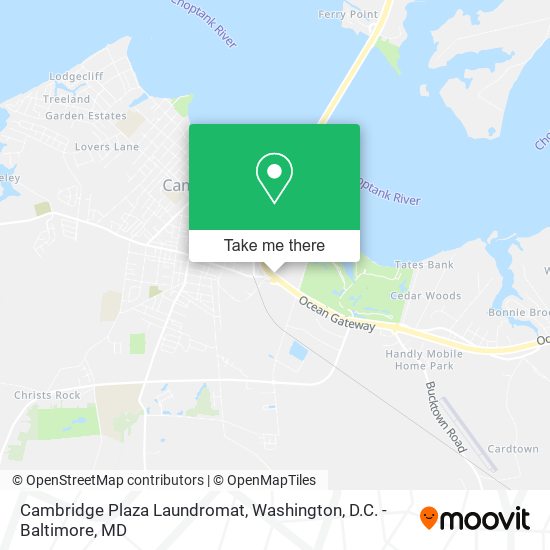 Mapa de Cambridge Plaza Laundromat