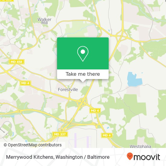 Merrywood Kitchens map