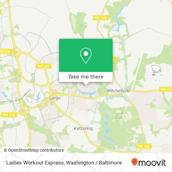 Ladies Workout Express map