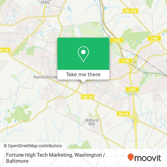 Fortune High Tech Marketing map