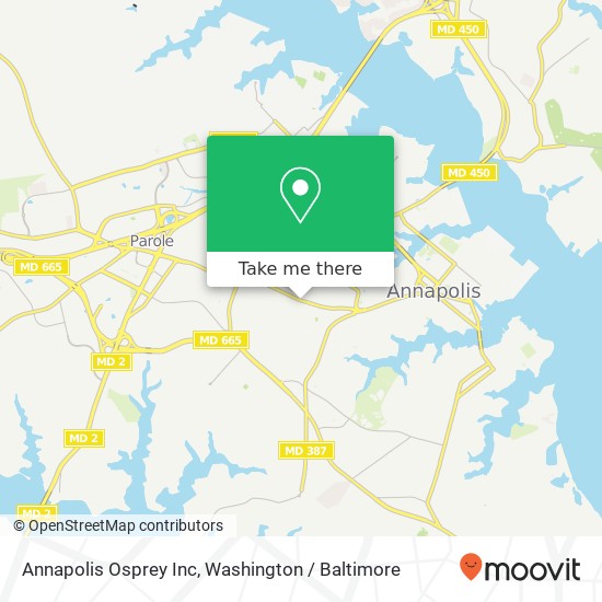 Mapa de Annapolis Osprey Inc