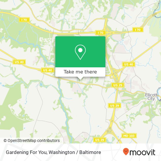 Gardening For You map