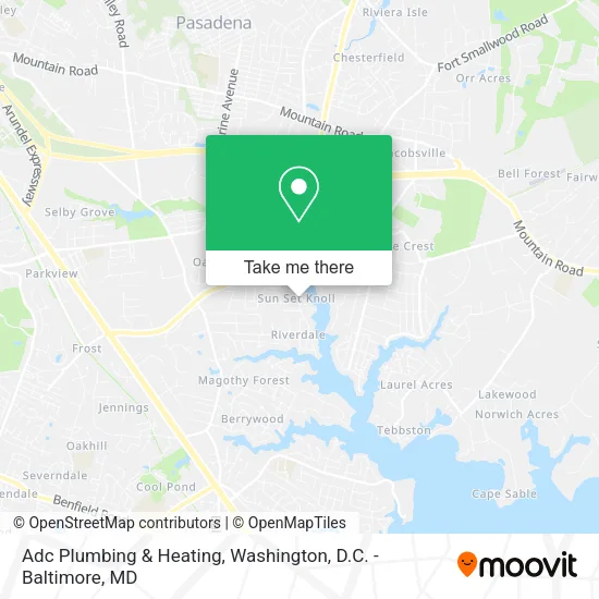 Adc Plumbing & Heating map