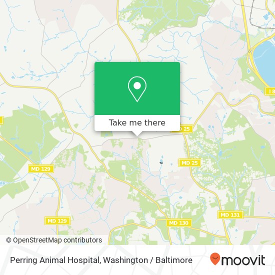 Mapa de Perring Animal Hospital