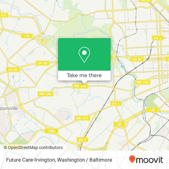 Mapa de Future Care-Irvington