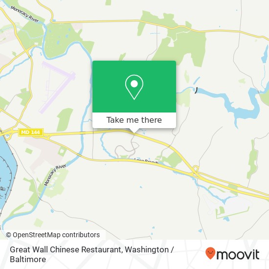 Great Wall Chinese Restaurant map