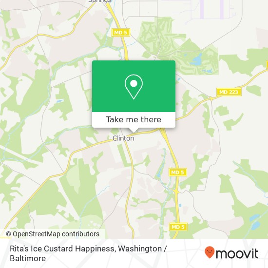Mapa de Rita's Ice Custard Happiness