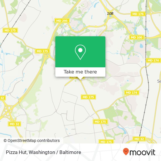 Mapa de Pizza Hut