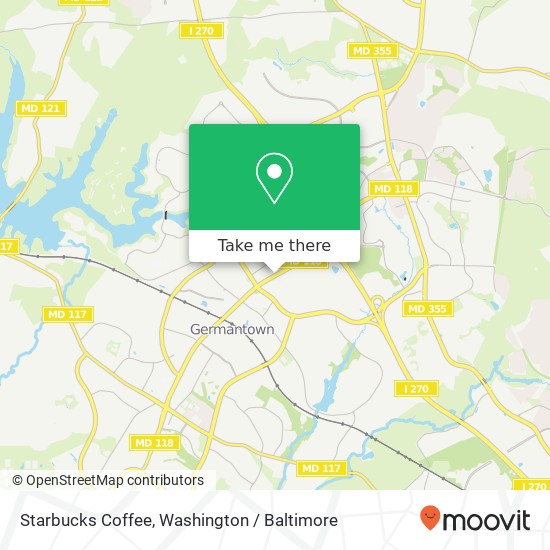 Starbucks Coffee map