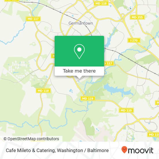 Mapa de Cafe Mileto & Catering