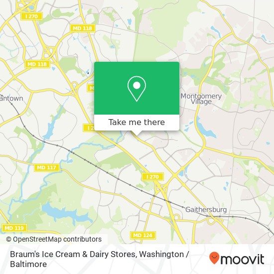 Braum's Ice Cream & Dairy Stores map