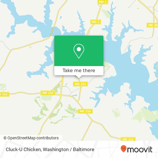 Mapa de Cluck-U Chicken