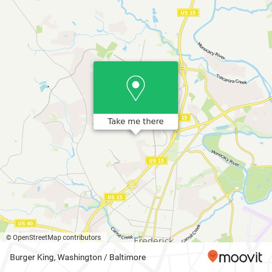 Burger King map