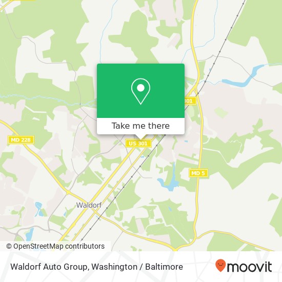 Mapa de Waldorf Auto Group