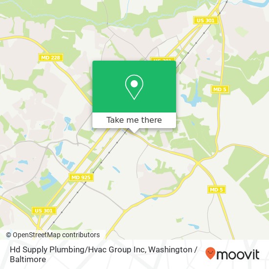 Hd Supply Plumbing / Hvac Group Inc map