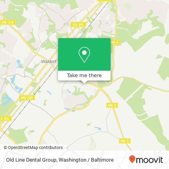 Mapa de Old Line Dental Group