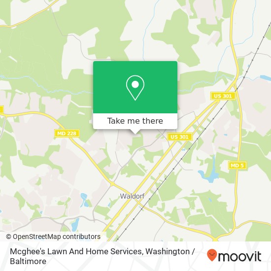 Mapa de Mcghee's Lawn And Home Services