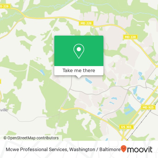 Mapa de Mcwe Professional Services