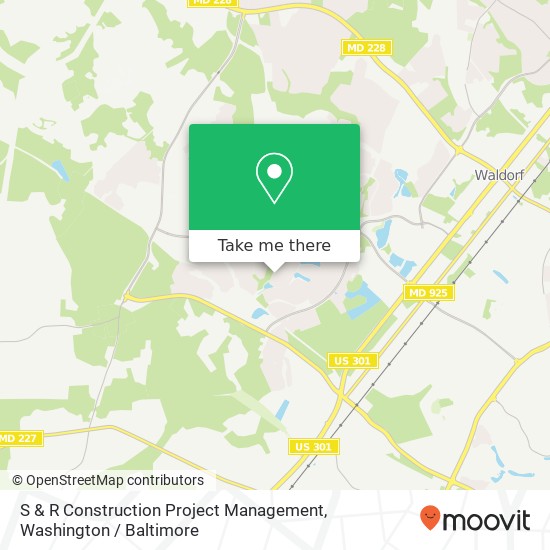 S & R Construction Project Management map