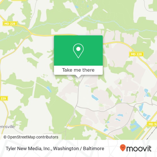 Mapa de Tyler New Media, Inc.