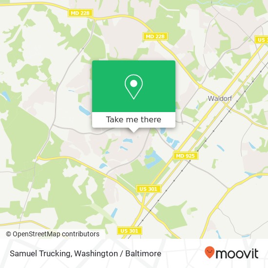 Samuel Trucking map