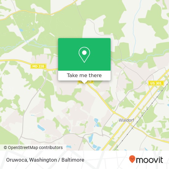 Oruwoca map