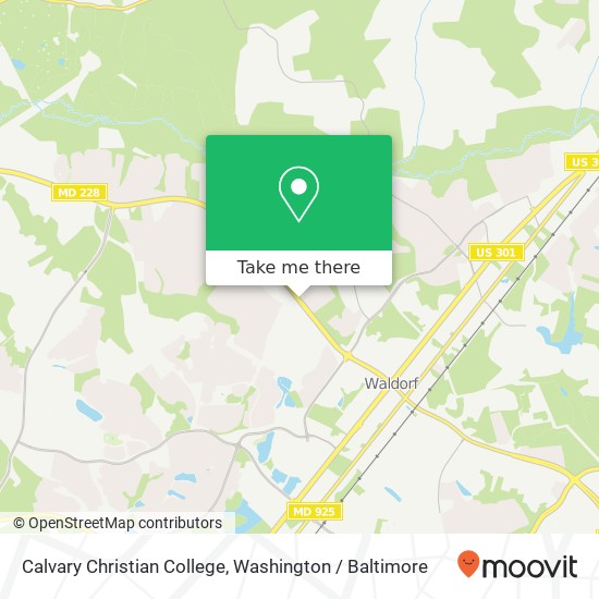 Calvary Christian College map