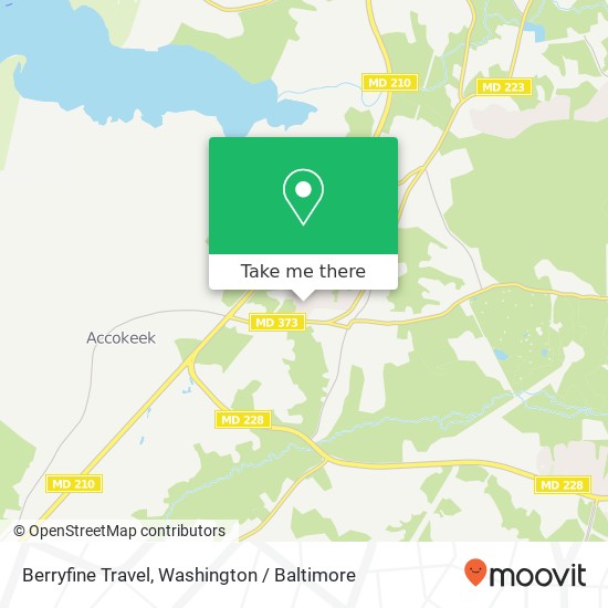Berryfine Travel map