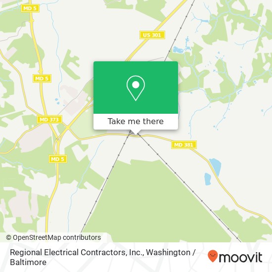 Mapa de Regional Electrical Contractors, Inc.
