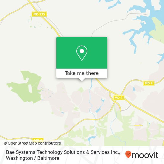 Bae Systems Technology Solutions & Services Inc. map