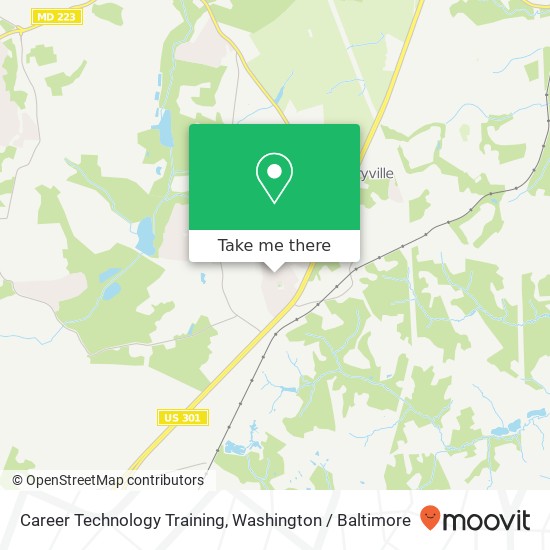 Career Technology Training map