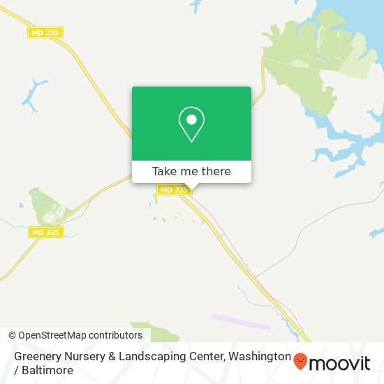 Mapa de Greenery Nursery & Landscaping Center