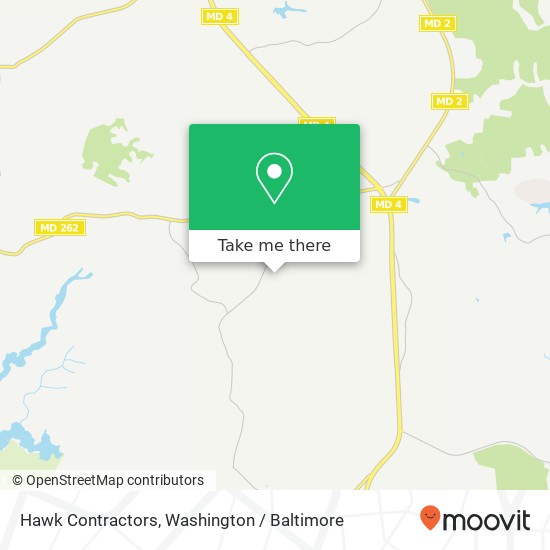 Mapa de Hawk Contractors