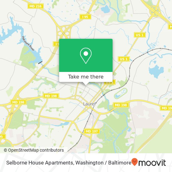 Mapa de Selborne House Apartments