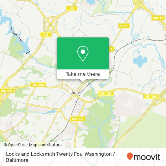 Locks and Locksmith Twenty Fou map