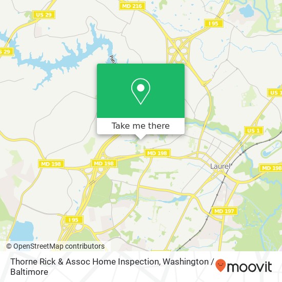 Mapa de Thorne Rick & Assoc Home Inspection