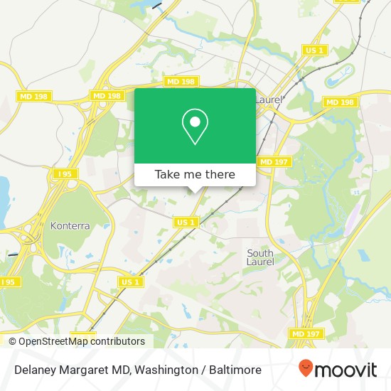 Delaney Margaret MD map