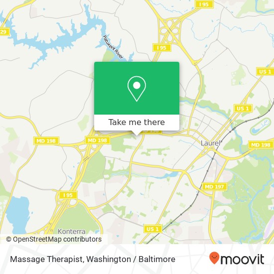 Massage Therapist map