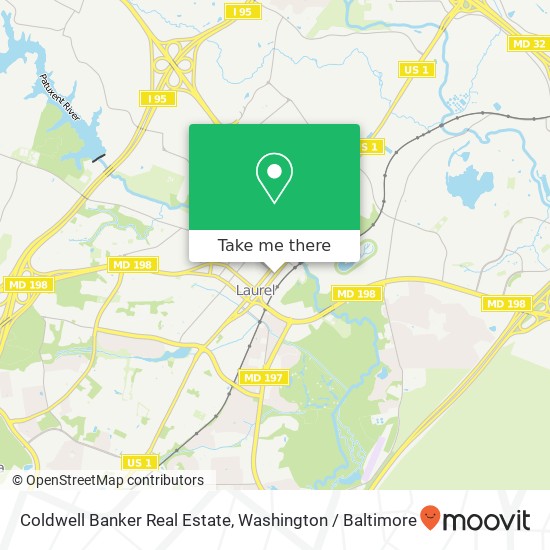 Coldwell Banker Real Estate map