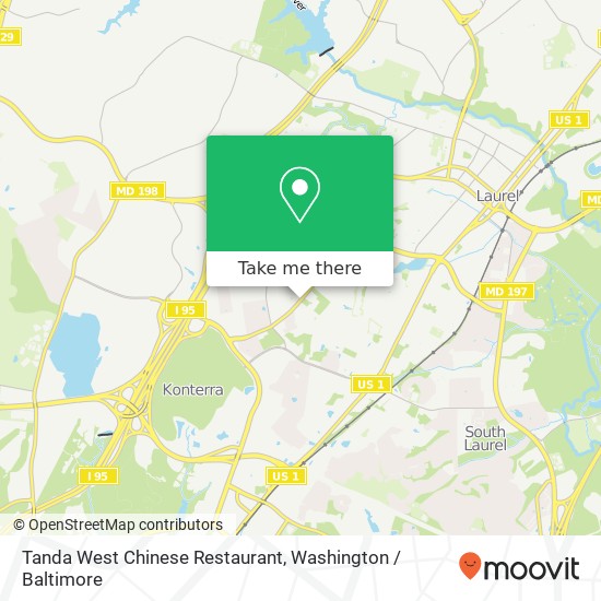 Tanda West Chinese Restaurant map