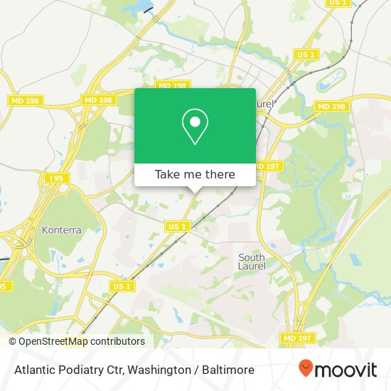 Mapa de Atlantic Podiatry Ctr