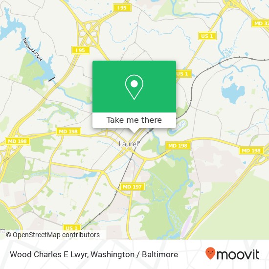 Wood Charles E Lwyr map