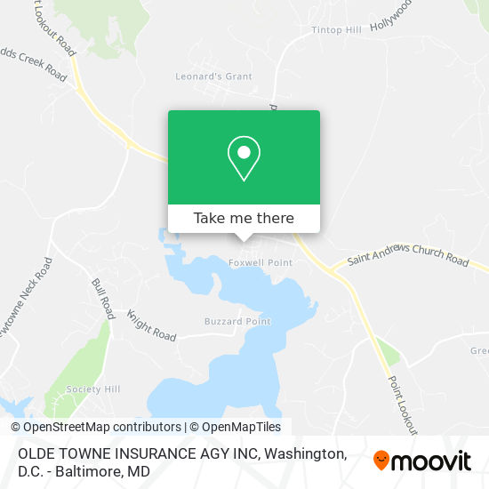 OLDE TOWNE INSURANCE AGY INC map