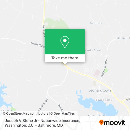 Mapa de Joseph V Stone Jr - Nationwide Insurance