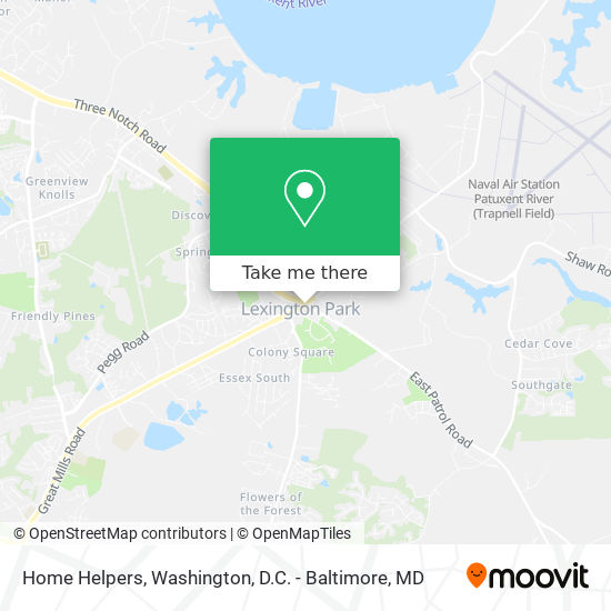 Home Helpers map