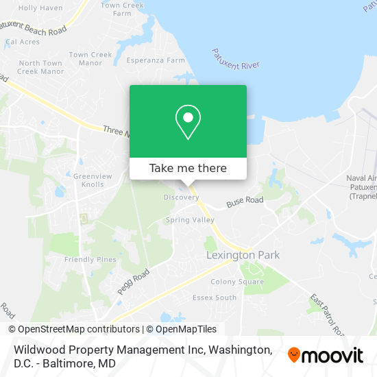 Mapa de Wildwood Property Management Inc