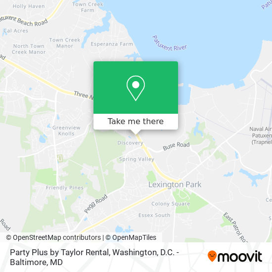 Mapa de Party Plus by Taylor Rental